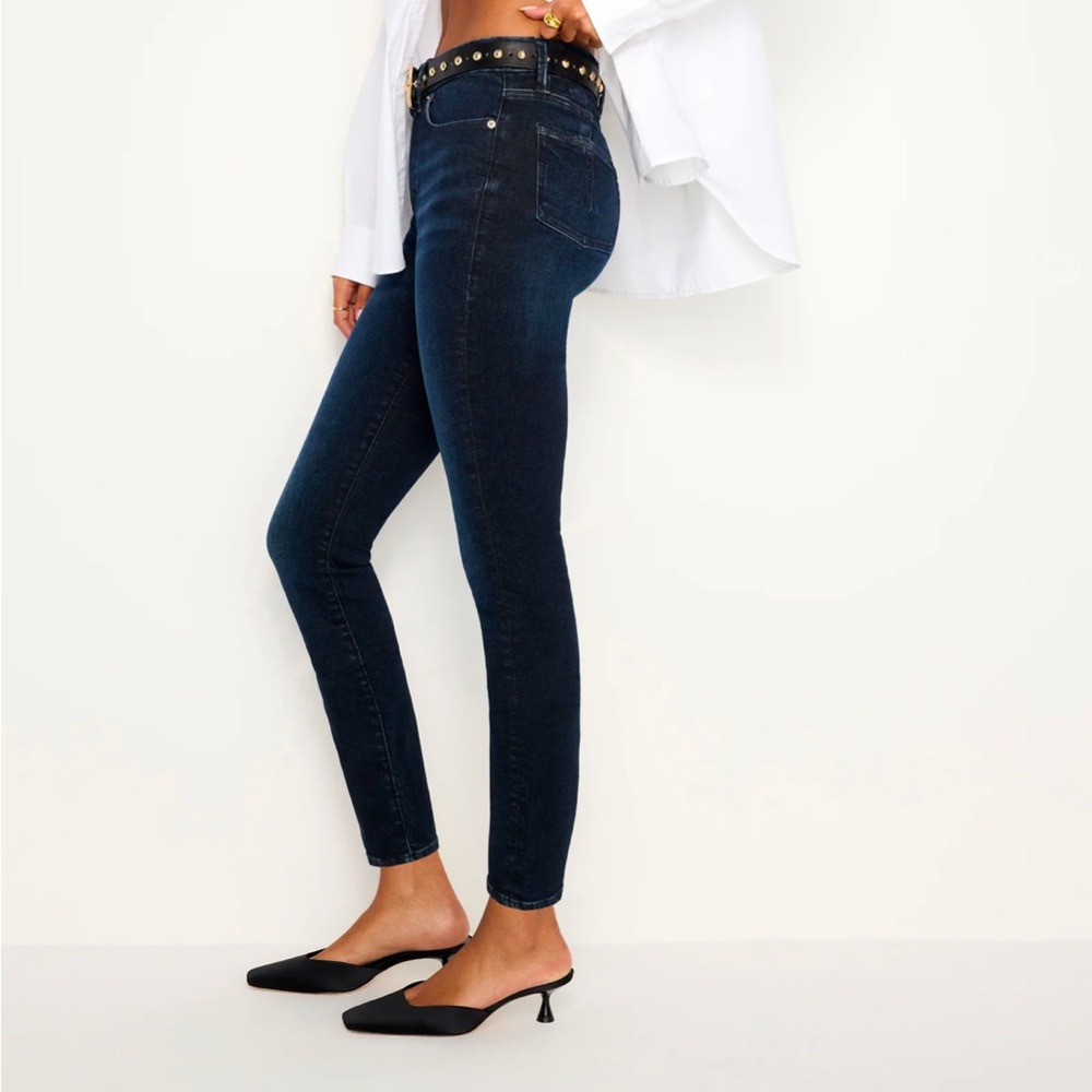 Good American Good Legs Cropped Skinny Jeans